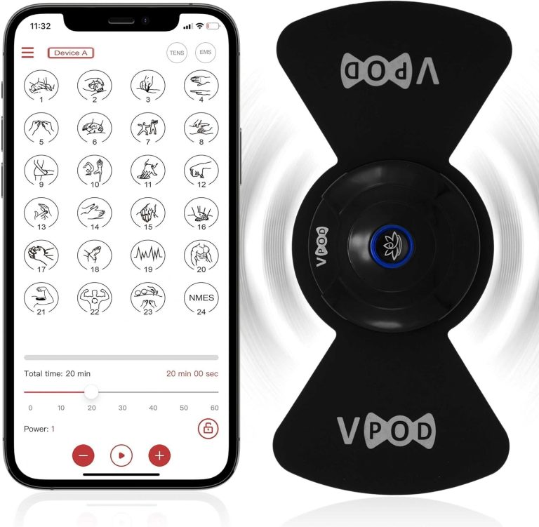 VPOD Wireless TENS Unit - EMS Muscle Stimulator for Pain Relief Therap...