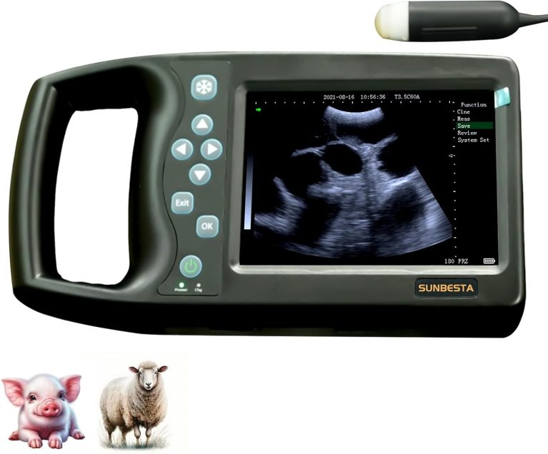Veterinary Ultrasound Machine Lightweight, Portable Design with 5.7 In...
