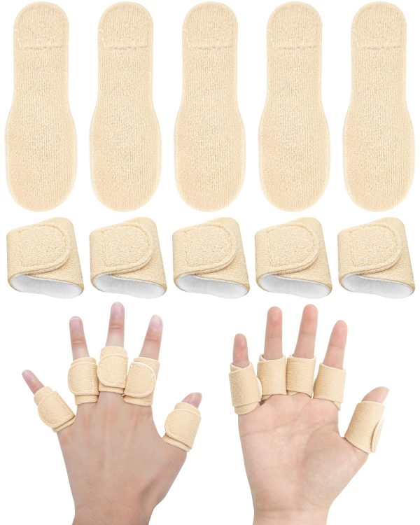 10pcs Castor Oil Pack Wrap for Fingers, Reusable Castor Oil Compress P...