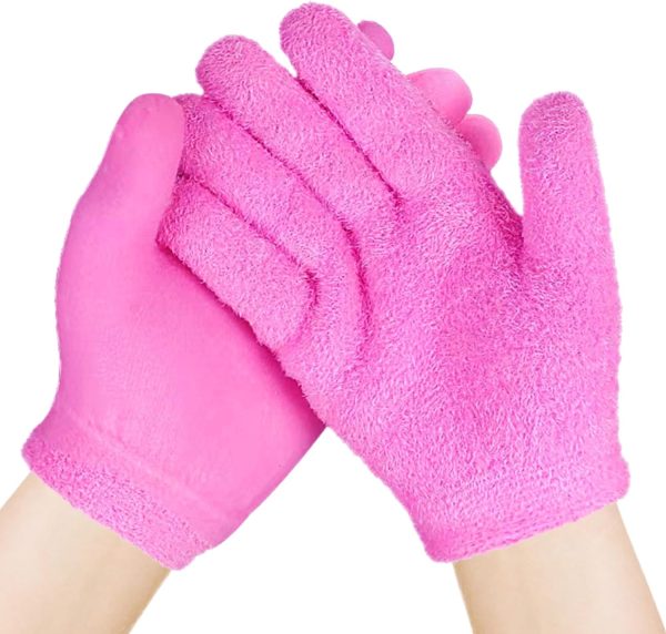 2 Pack Castor Oil Pack Wrap for Hands, Castor Oil Gloves for Wrist Art...