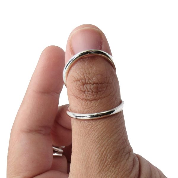 Swan Splint Ring Adjustable for PIP or DIP Joint • Swan Neck Splint
