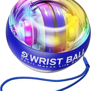 Wrist Trainer Ball Auto-Start Gyroscopic Forearm Exerciser Gyro Ball f...