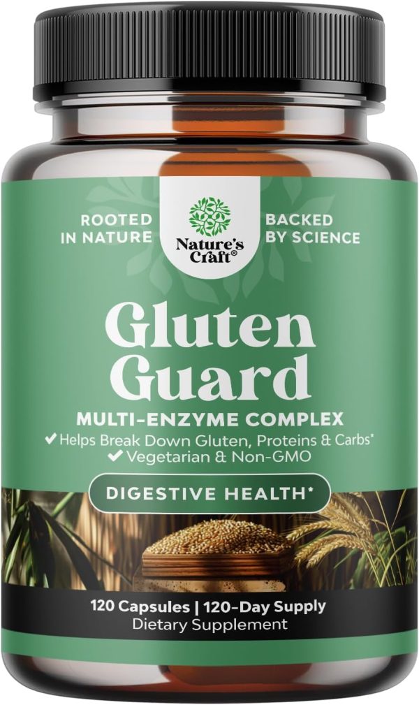 Fast Acting Gluten Pills for Intolerance - GlutenGuard Gluten Enzyme C...