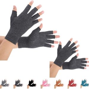 2 Pairs Arthritis Gloves, Compression Gloves Support and Warmth for Ha...