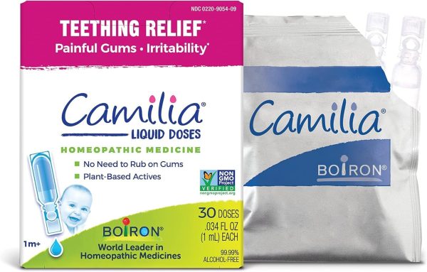 Boiron Camilia Teething Drops for Daytime and Nighttime Relief of Pain...