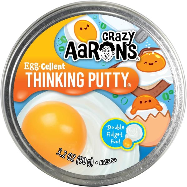 Crazy Aaron's Egg-Cellent Thinking Putty - Made in USA