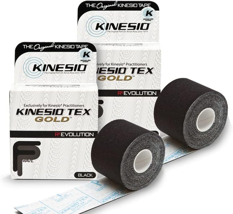 Kinesio Taping - Elastic Therapeutic Athletic Tape Tex Gold FP - Black...