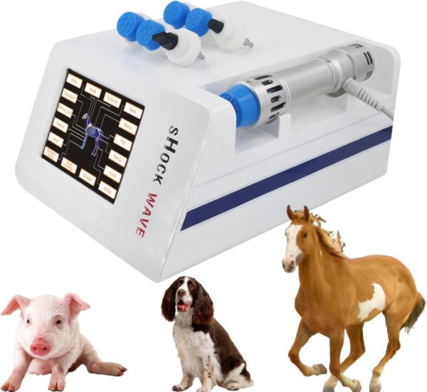 Extracorporeal Shockwave Therapy Machine, 7 Function Heads, 16 Modes, ...
