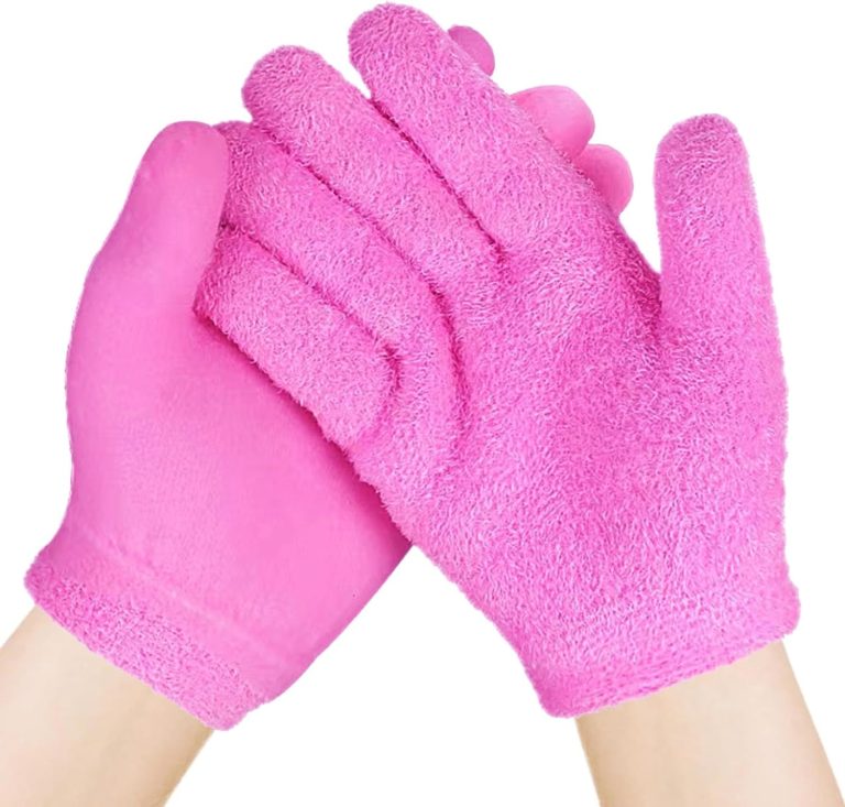 2 Pack Castor Oil Pack Wrap for Hands, Castor Oil Gloves for Wrist Art...
