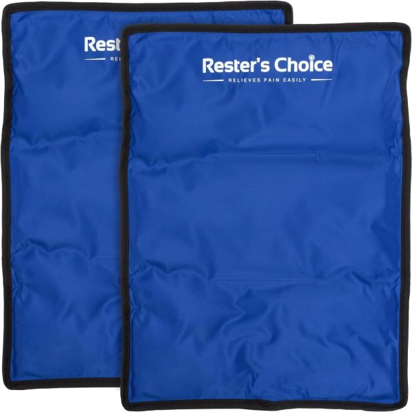 2 Pack Large Ice Packs for Injuries | 11" x 14.5" | Hot & Cold Pack | ...