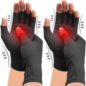 2 Pairs Arthritis Compression Gloves, for Arthritis, Rheumatoid, Osteo...