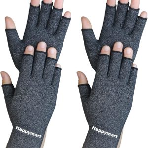 2 Pairs Arthritis Gloves, Hand Compression Gloves for Rheumatoid, Pain...