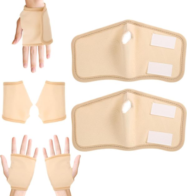 2 Pcs Castor Oil Pack Wrap for Hands, Adjustable Castor Oil Hand Wrap ...