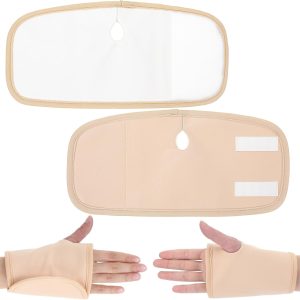 2 Pcs Castor Oil Pack Wrap for Hands Reusable Hand Castor Oil Wrap Org...