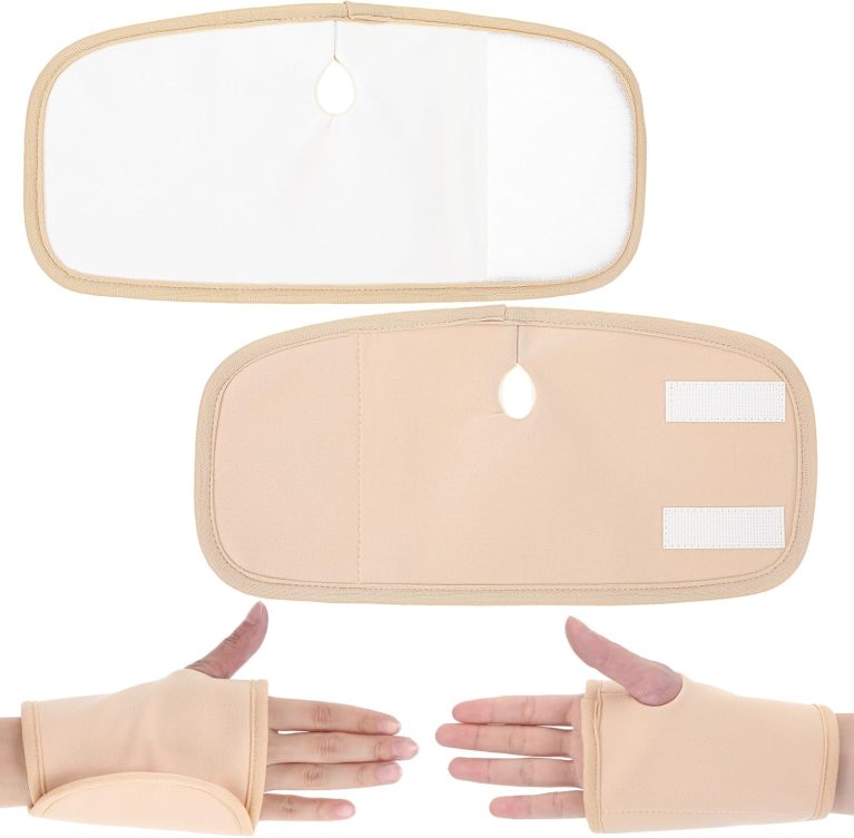 2 Pcs Castor Oil Pack Wrap for Hands Reusable Hand Castor Oil Wrap Org...