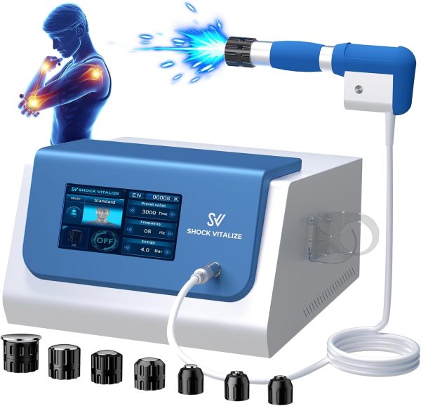 2025 New Upgraded Shockwave Therapy Machine, Extracorporeal Shock Wave...