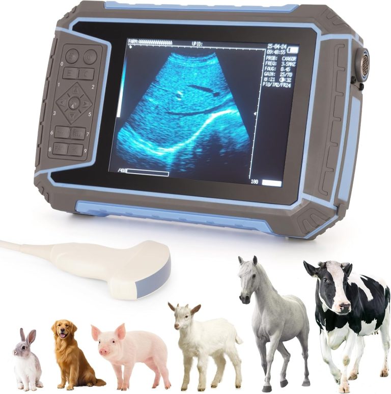 2025 Upgraded Veterinary Ultrasound Machine - with 3.5MHz Convex Probe...