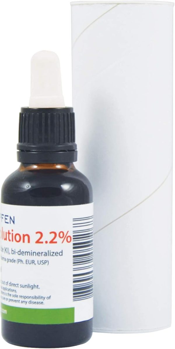 2.2% Lugol's Iodine Solution 1 Fl Oz - 30 ml | Pharmaceutical Grade In...