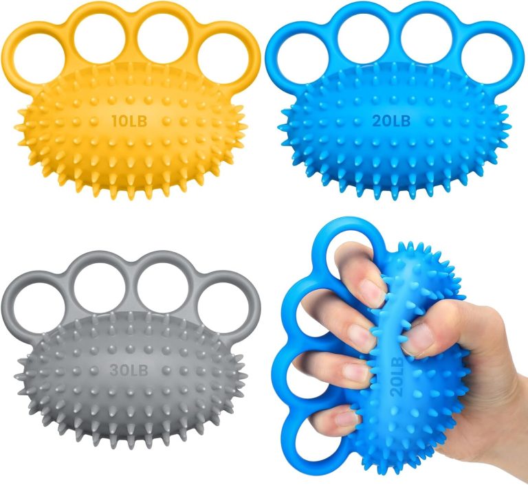 3 Pack Hand Exercise Balls Finger Strengthener Therapy Hand Balls Grip...