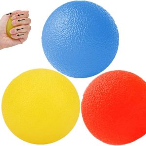 3 Resistance Levels 1.77in/4.5cm Physical Therapy Hand Exercise Balls ...