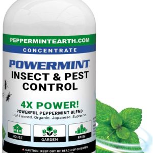 8 Oz Peppermint Oil Insect & Pest Control Concentrate - Makes 1 Gallon...