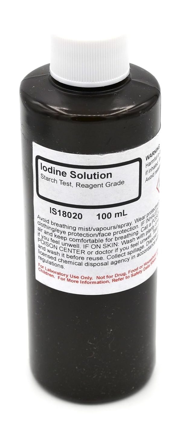 ALDON Innovating Science Reagent-Grade Iodine Solution, 100mL - The Cu...
