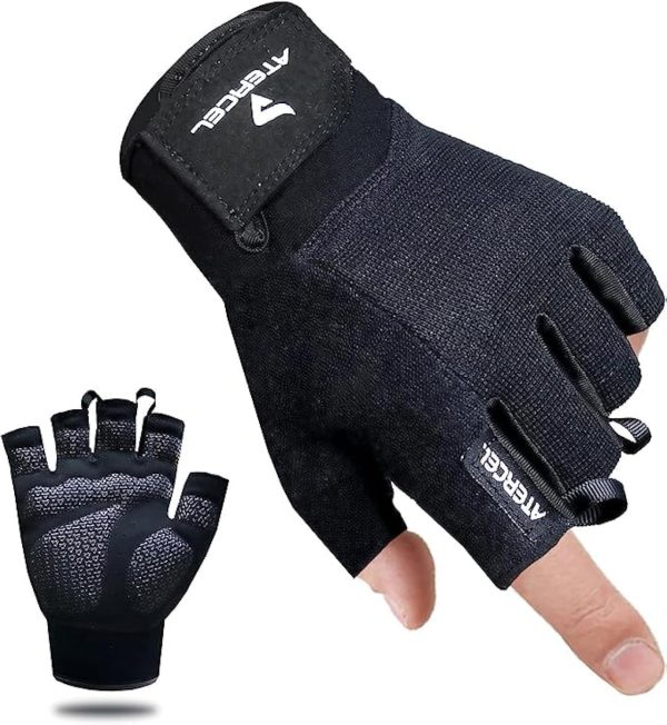 ATERCEL Workout Gloves for Men and Women, Exercise Gloves for Weight L...