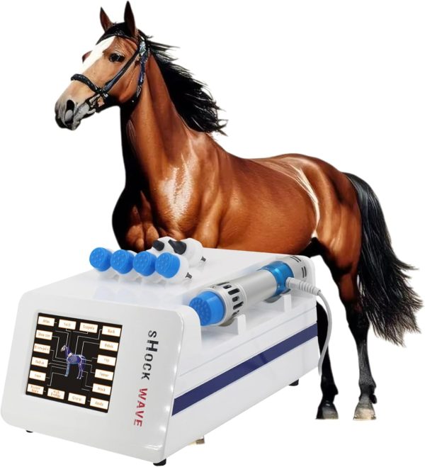 Adjustable Intensity Shockwave Therapy Machine, Touch Control 10-300MJ...