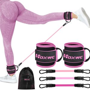 Ankle Resistance Bands with Cuffs, Ankle Bands for Working Out, Ankle ...