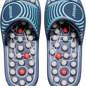 BYRIVER Lower Back Pain Relief Massager Device Product, Spiky Ball Rol...