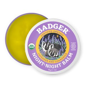 Badger Night Night Balm, 100% Organic Aromatherapy Kids Sleep Aid w/Ch...