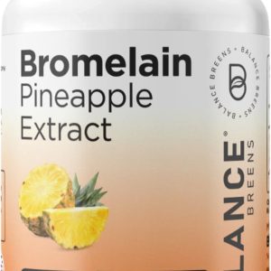 Balancebreens Bromelain 500mg, 120 Capsules - Pineapple Extract Digest...