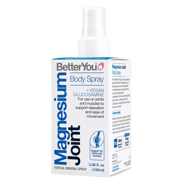 BetterYou Magnesium Joint Body Spray - Muscle Relief Spray - Topical M...