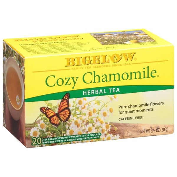 Bigelow Tea Cozy Chamomile Herbal Tea, Caffeine Free Tea with Chamomil...