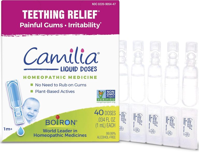 Boiron Camilia Teething Drops for Daytime and Nighttime Relief of Pain...