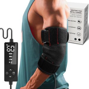 CREATRILL Elbow Heating Pad for Tendonitis and Tennis Elbow, Flexible ...