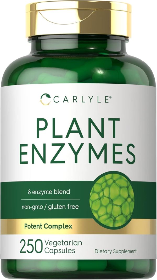 Carlyle Plant Enzymes with Protease, Papain, Lactase and Bromelain | 2...