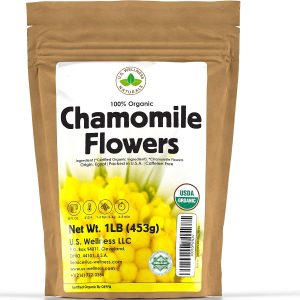 Chamomile Tea 1LB (16Oz) 100% CERTIFIED Organic (USDA seal) Chamomile ...