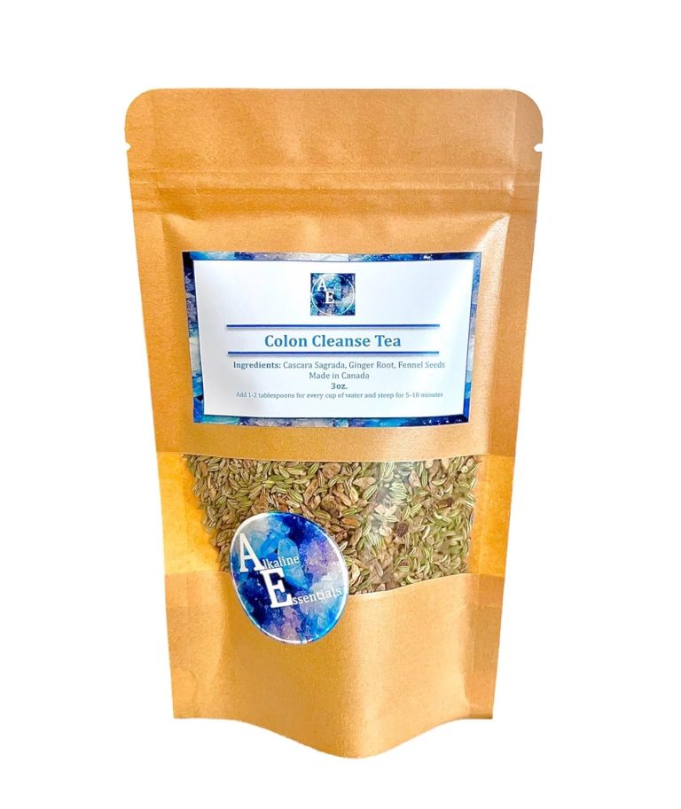 Colon Cleanse Detox Tea – Gentle Herbal Blend with Ginger, Fennel & Ca...