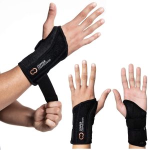Copper Compression Advanced Wrist Brace - Copper Infused Adjustable Or...