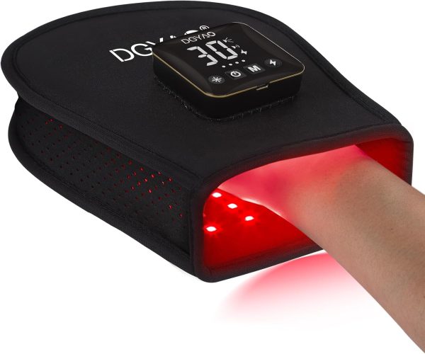 Cordless Red Light Therapy for Hand Infrared Light Therapy Fingers Pal...
