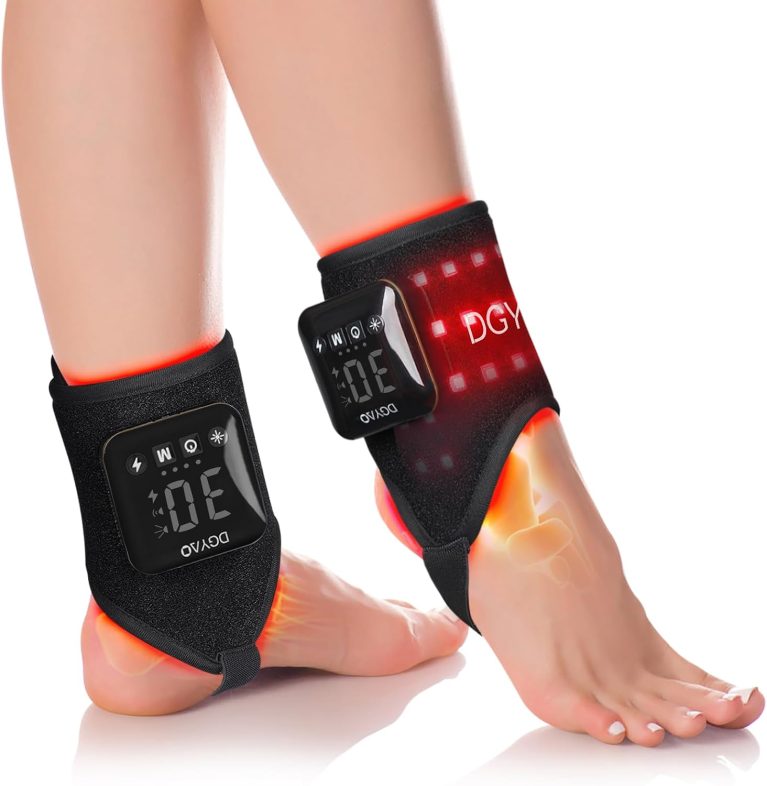 DGXINJUN Cordless Red Light Therapy for Ankle Wrist, Portable Near Inf...