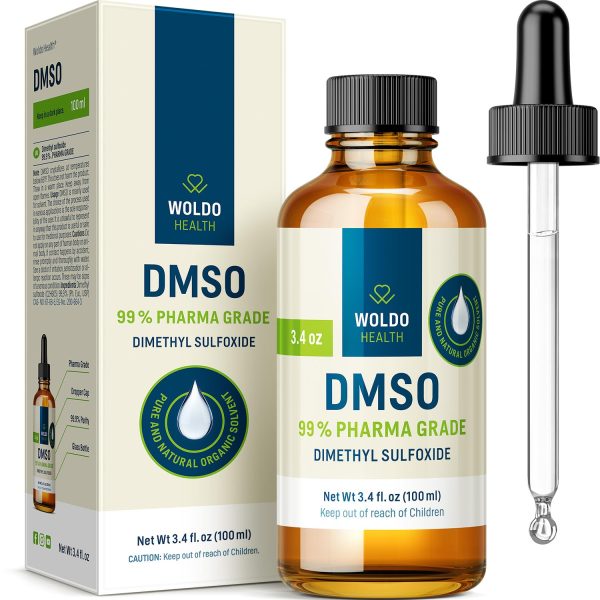 DMSO Pharmaceutical Grade with 99.9% Purity & Low Odor - 3.38oz (Dimet...