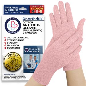 Doctor Developed Compression Gloves for Arthritis & Hand Pain, Cotton ...