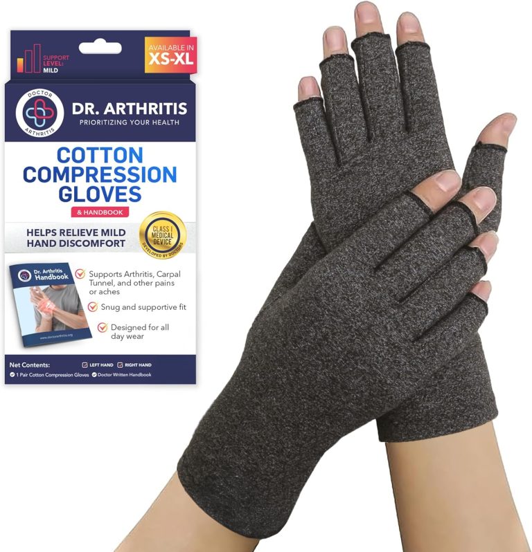 Doctor Developed Compression Gloves for Women and Men, Open-Finger Art...
