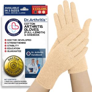 Doctor Developed Nude Arthritis Gloves/Skin Gloves and Doctor Written ...
