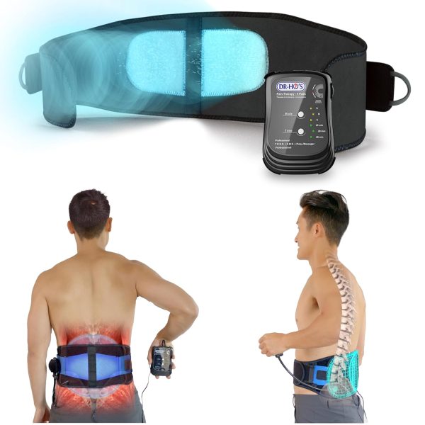 Dr Ho's Triple Action Back Belt Essential Package - TENS Machine, EMS ...