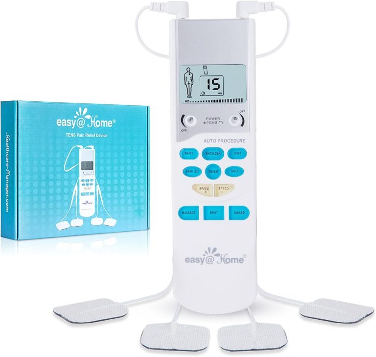 Easy@Home TENS Unit Muscle Stimulator - Electronic Pulse Massager, 510...