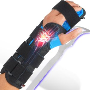 FEATOL Resting Hand Splint Stroke Hand Night Immobilizer with Removabl...