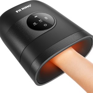 FIT KING Hand Massager with Heat for Hand Massage and Arthritis Carpal...